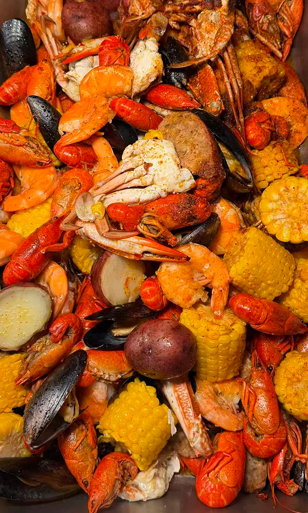 Seafood boil at Imperial China Buffet，a Chinese & Japanese Buffet Restaurant in Watertown