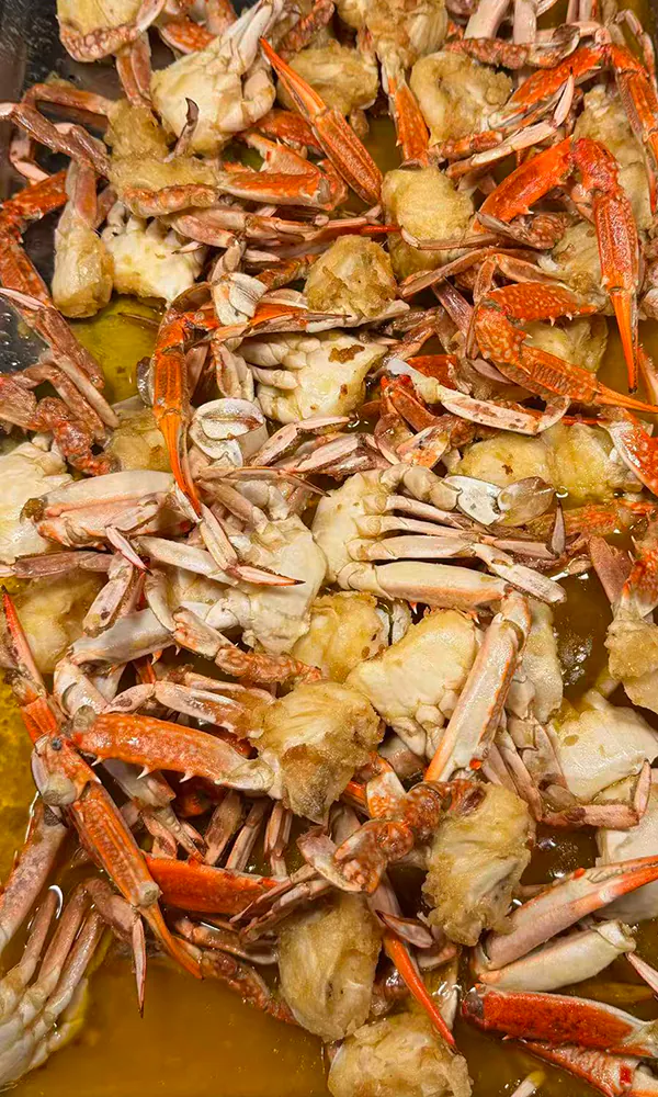 Soft shell crab at Imperial China Buffet，a Chinese & Japanese Buffet Restaurant in Watertown